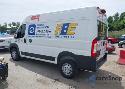 2020 Ram Promaster 1500 High Roof 136 Wb from USA, damaged, VIN 3C6TRVBG0LE127103